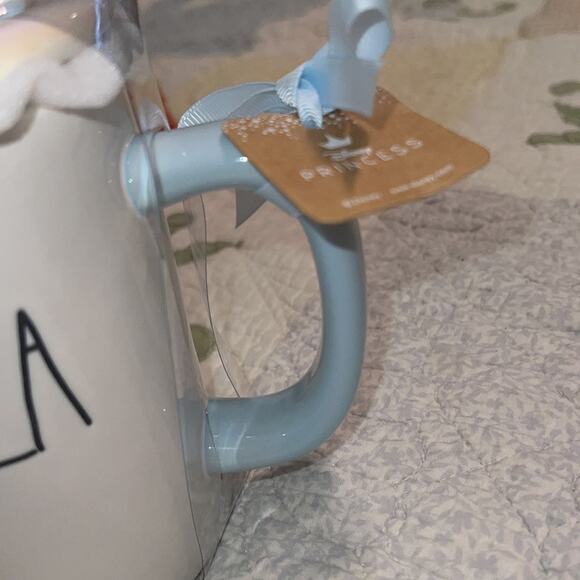 Rae Dunn ,2 piece set -new Cinderella small lidded dish & mug w.blue slippers - Picture 6 of 16